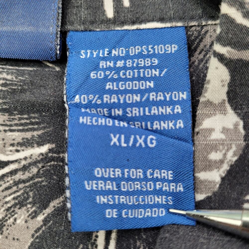 Op Ocean Pacific Tropical Camp Shirt size XL - Picture 5 of 7
